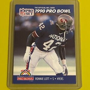 Ronnie Lott #400 1990 Pro Set Football Trading Card